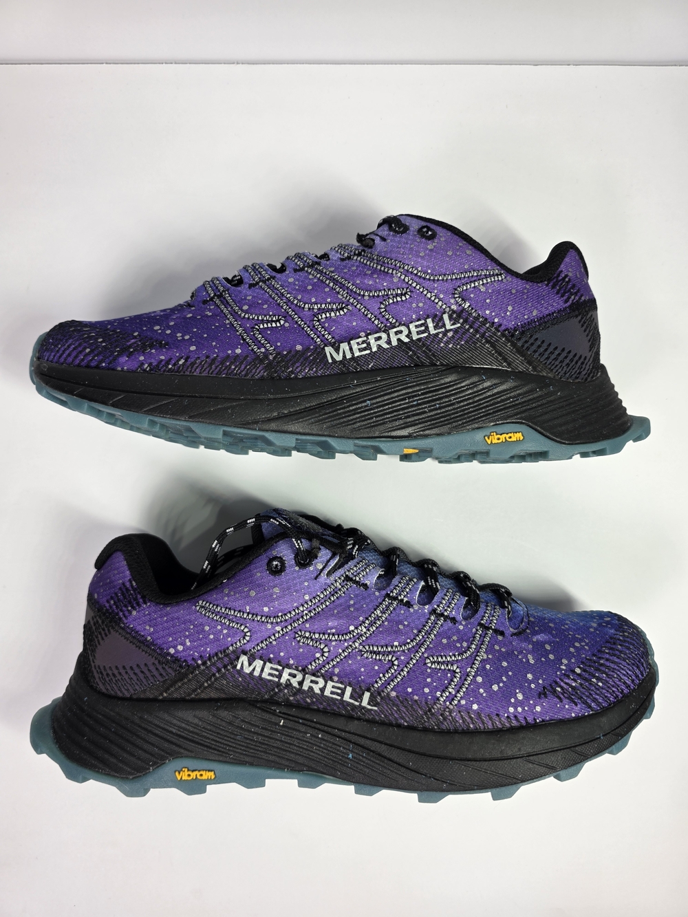 Merrell Moab Flight Galactic Float Pro Hiking Shoes Purple & Blue - Picture 7 of 16